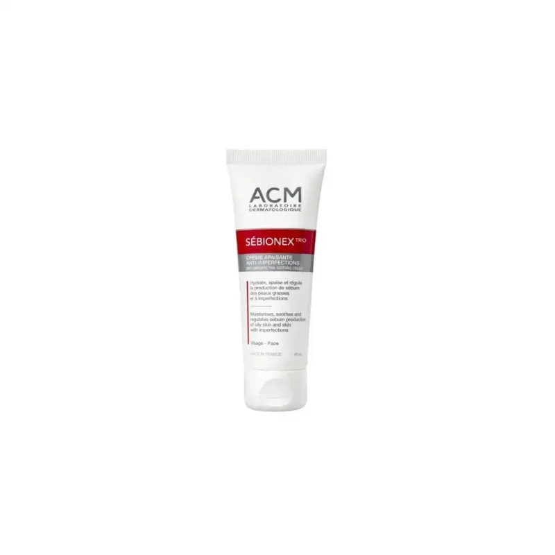 ajouter un titre 21 ACM SÉBIONEX TRIO CRÈME APAISANTE 40ML ACM