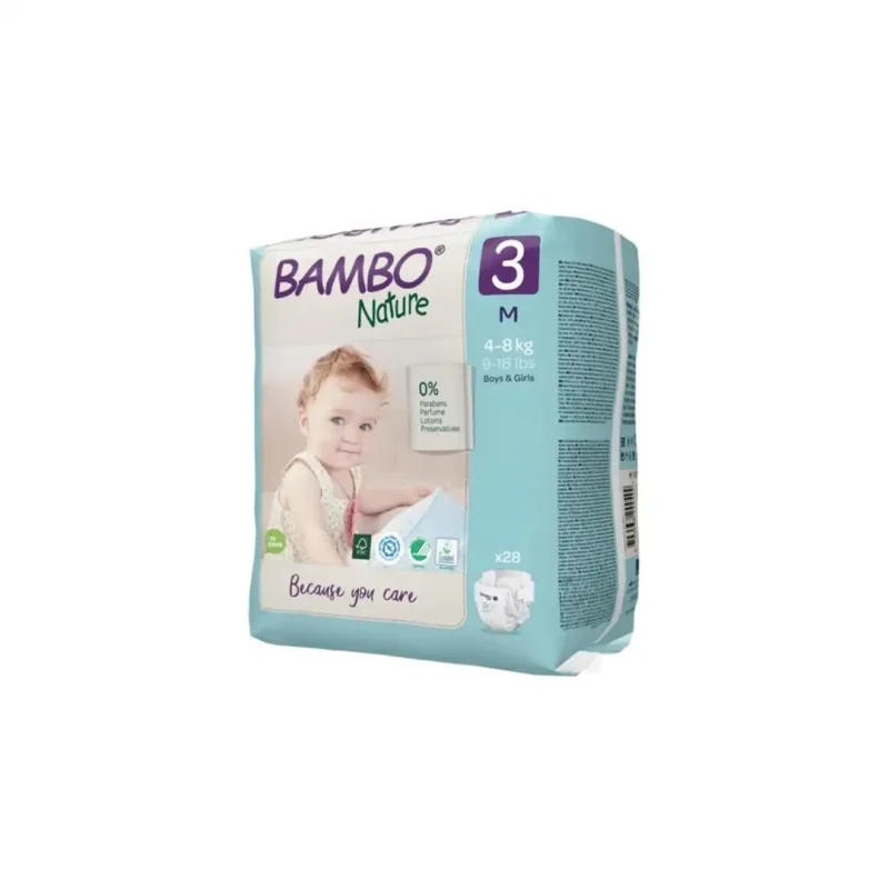 bambo nature couche t3 4 8kg 52 unites 1 BAMBO NATURE COUCHE T3 ( 4-8KG+ ) 52 UNITÉS BAMBO