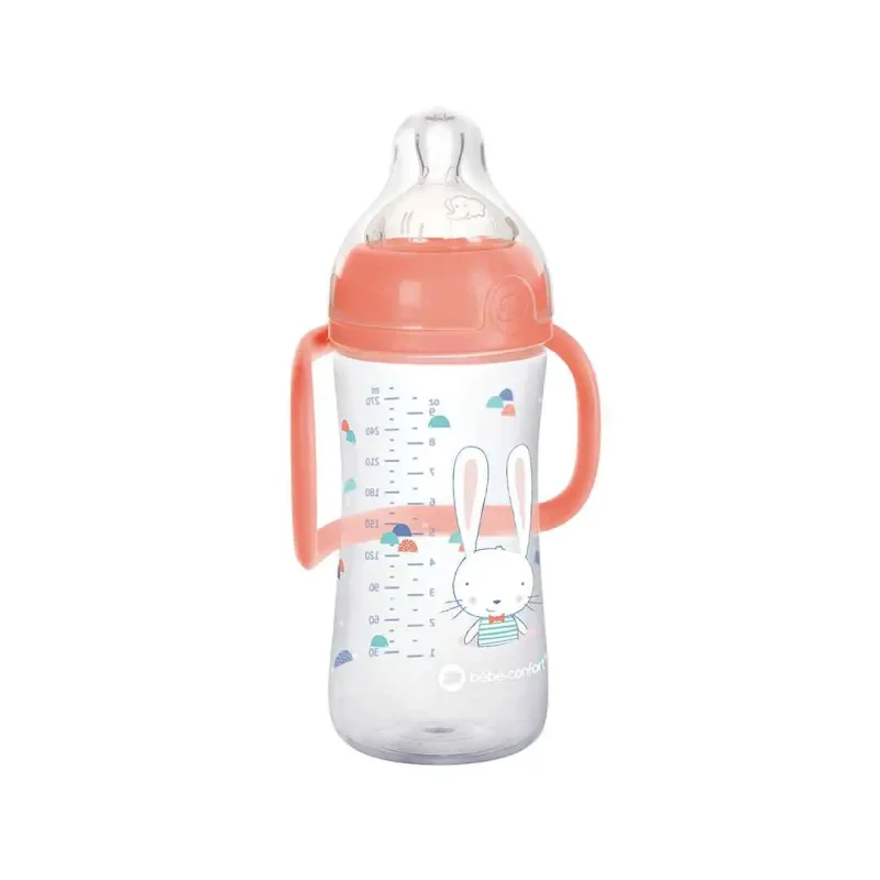 bebe confort biberon pp emotion avec poignees 270 ml corail 8129 1 BEBE CONFORT – BIBERON PP EMOTION AVEC POIGNEES 270 ML – CORAIL 8129 BEBE CONFORT