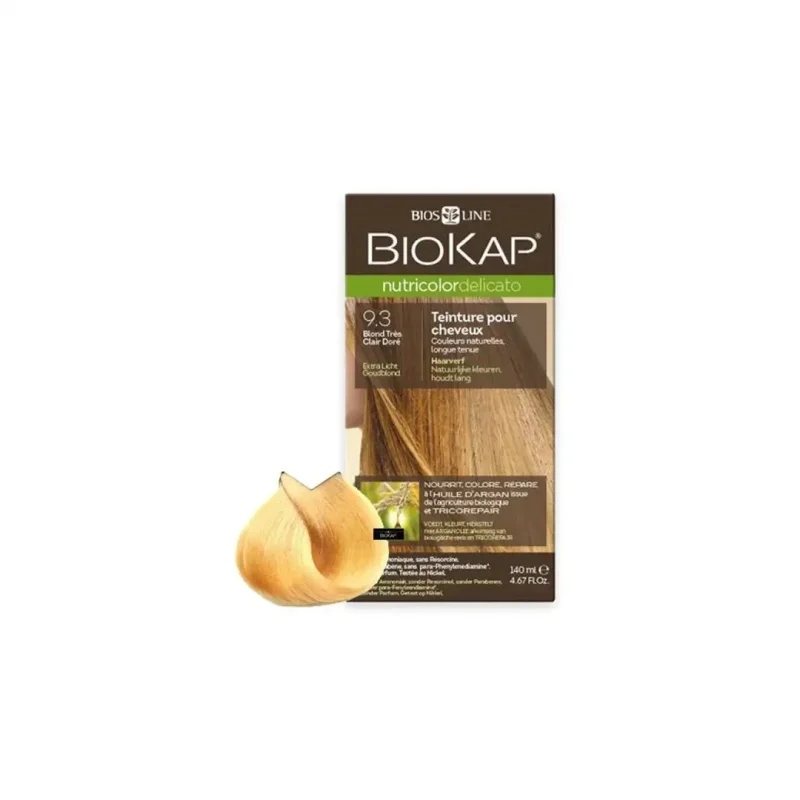 biokap nutricolor delicato 9.30 blond tres clair dore 1 BIOKAP NUTRICOLOR DELICATO 9.30 BLOND TRÈS CLAIR DORÉ BIOKAP