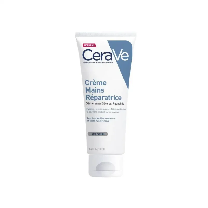 cerave creme reparatrice mains seches et abimees 100ml 1 CeraVe Crème Réparatrice Mains Sèches et Abîmées | 100ml CERAVE