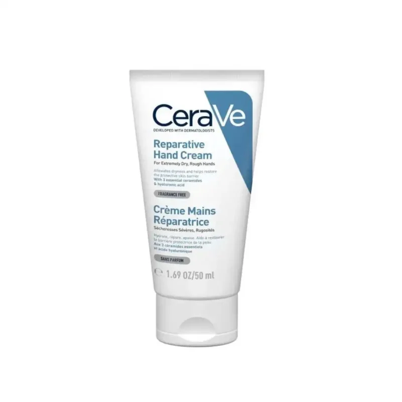 cerave creme reparatrice mains seches et abimees 50ml 1 CeraVe Crème Réparatrice Mains Sèches et Abîmées | 50ml CERAVE