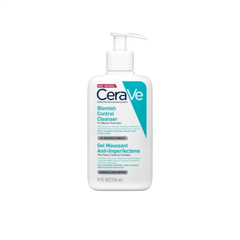 cerave gel moussant anti imperfections peau grasse a tendance acneique 236ml 4 1 1 CeraVe Gel Moussant Anti-Imperfections | Peau Grasse à Tendance Acnéique | 236ml CERAVE