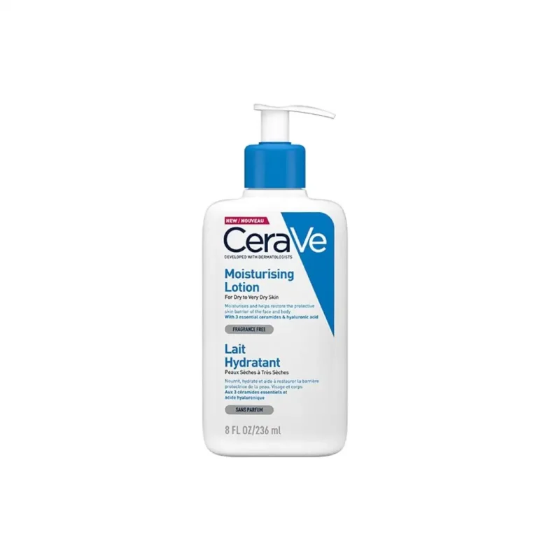 cerave lait hydratant leger peau seche a tres seche 236ml 1 CeraVe Lait Hydratant Léger Peau Sèche à Très Sèche | 236ml CERAVE