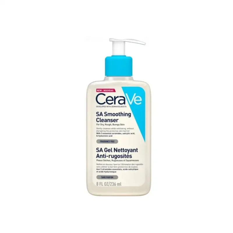 cerave sa gel nettoyant anti rugosites peau seche et rugueuse 236ml 1 CeraVe SA Gel Nettoyant Anti-Rugosités Peau Sèche et Rugueuse | 236ml CERAVE