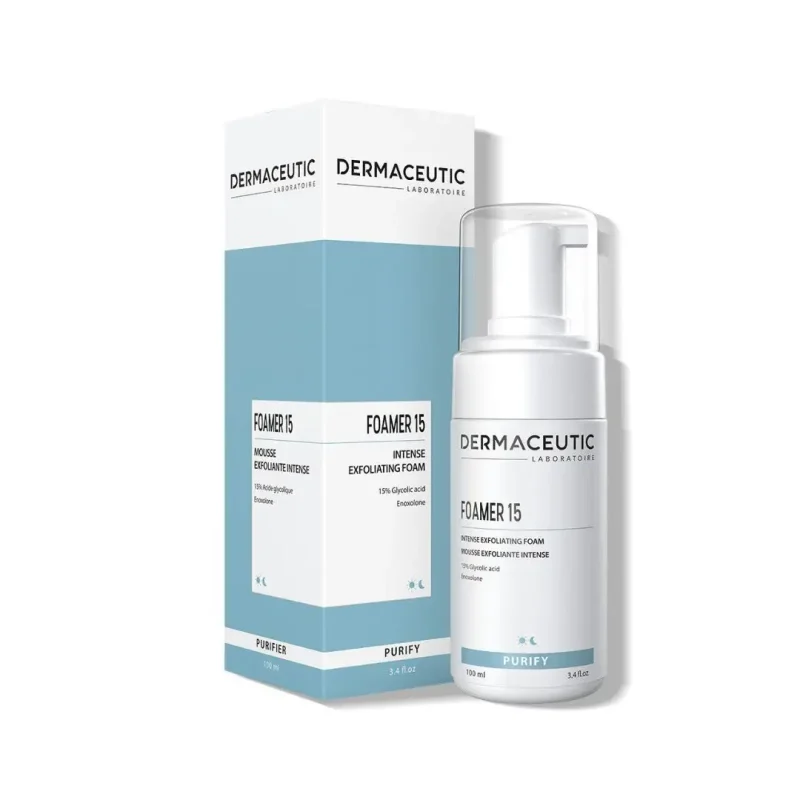 dermaceutic foamer 15 mousse exfoliante intense 100ml 1 DERMACEUTIC FOAMER 15 MOUSSE EXFOLIANTE INTENSE 100ML DERMACEUTIC