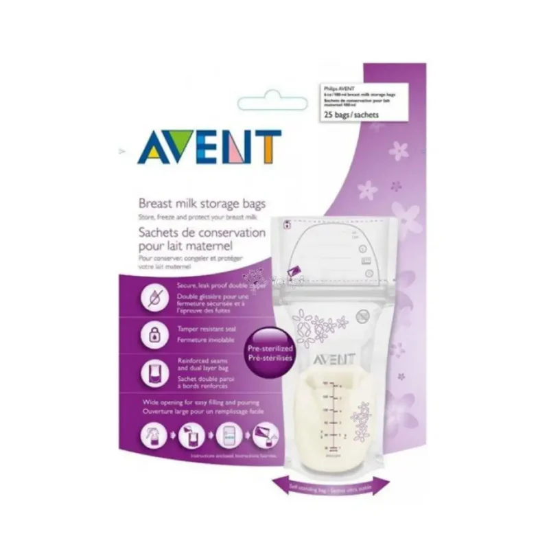 design sans titre 2024 02 16t152825.604 AVENT SACHETS DE CONSERVATION DU LAIT MATERNEL AVENT