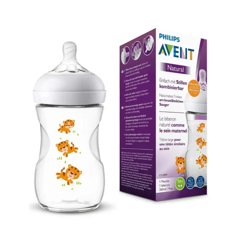 design sans titre 2024 02 16t161054.889 AVENT BIBERON NATURAL 2.0 9OZ TIGER AVENT