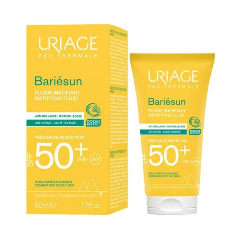 design sans titre 2024 02 23t105938.072 URIAGE BARIÉSUN SPF50 FLUIDE MATIFIANT 50ML URIAGE