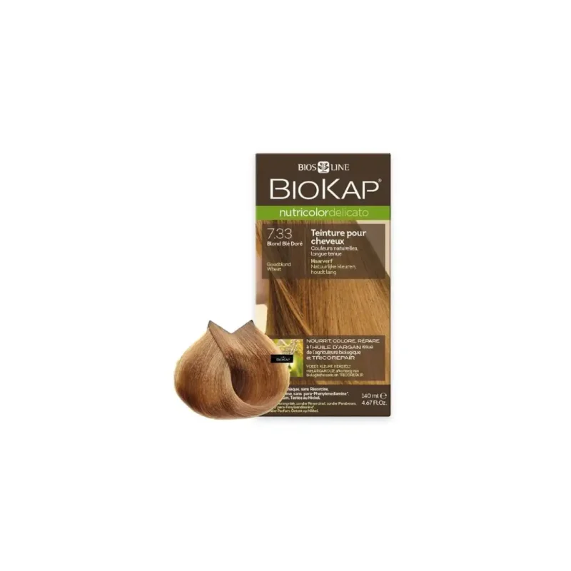 design sans titre 2024 03 04t111808.945 BIOKAP NUTRICOLOR DELICATO 7.33 BLOND BLÉ DORÉ BIOKAP