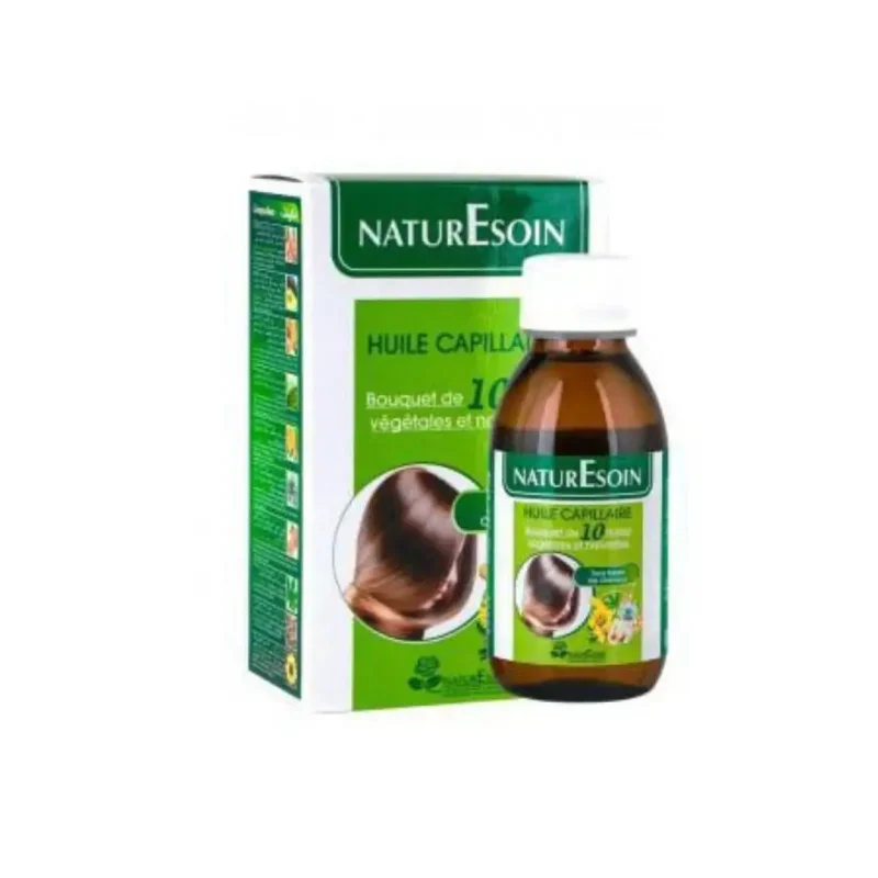 design sans titre 2024 03 12t110322.371 NATURESOIN Huile Capillaire 10 – Tous types de cheveux 125ml NATURESOIN