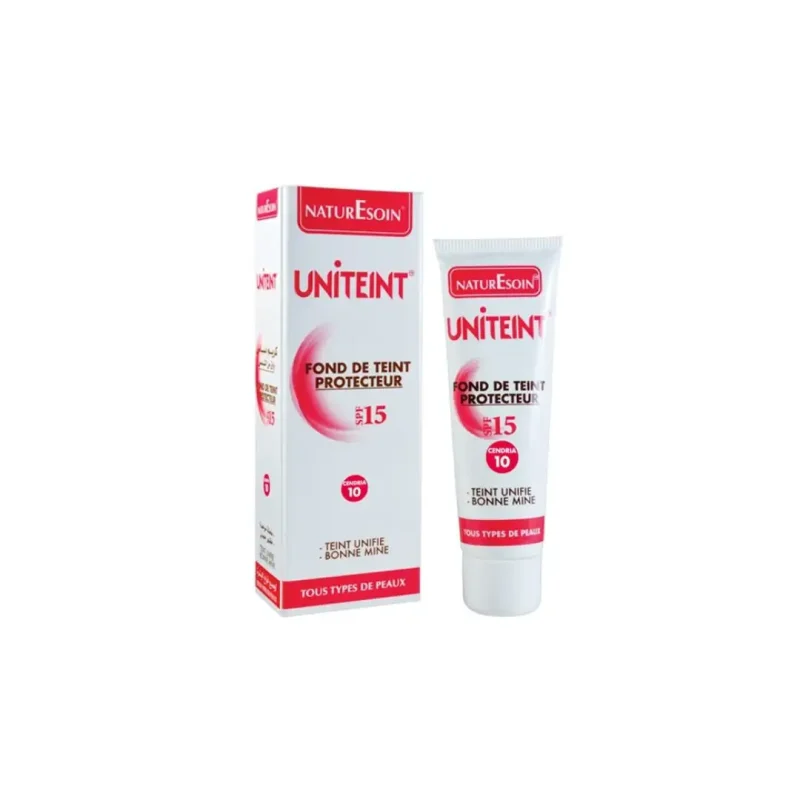 design sans titre 2024 03 12t123524.667 UNITEINT Fond de teint 30ml- Cendria n°10 (tube) NATURESOIN