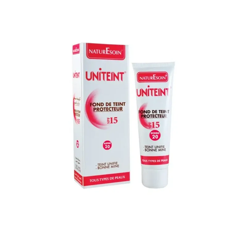 design sans titre 2024 03 12t124349.446 UNITEINT Fond de teint 30ml – Dorine n°20 (tube) NATURESOIN