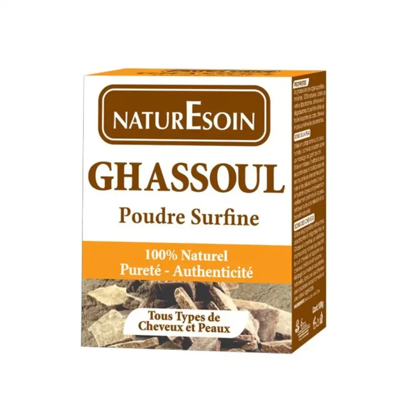 design sans titre 2024 03 12t132205.415 NATURESOIN Ghassoul poudre surfine 100g NATURESOIN