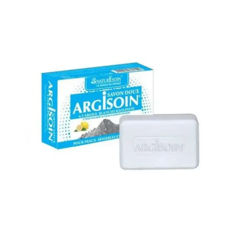 design sans titre 2024 03 13t101157.650 ARGISOIN Savon doux 125 g – Argile blanche NATURESOIN