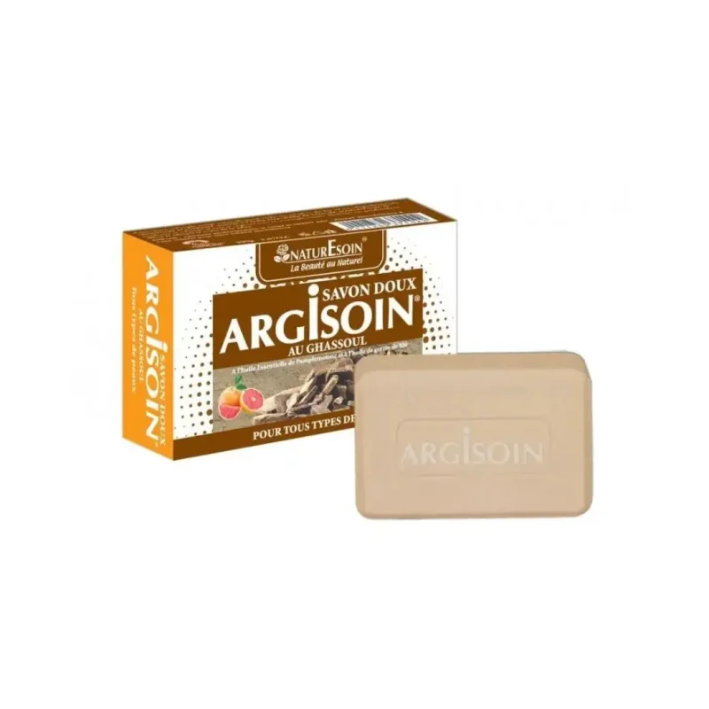 design sans titre 2024 03 13t104808.014 ARGISOIN Savon doux 125 g – Ghassoul NATURESOIN