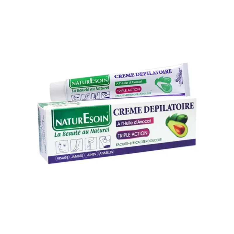 design sans titre 2024 03 13t131853.074 NATURESOIN Crème Dépilatoire 50ml – Huile d’Avocat NATURESOIN