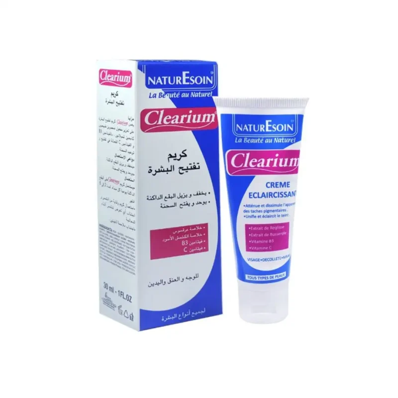 design sans titre 2024 03 13t135312.788 CLEARIUM Crème Eclaircissante Tube 30ml NATURESOIN