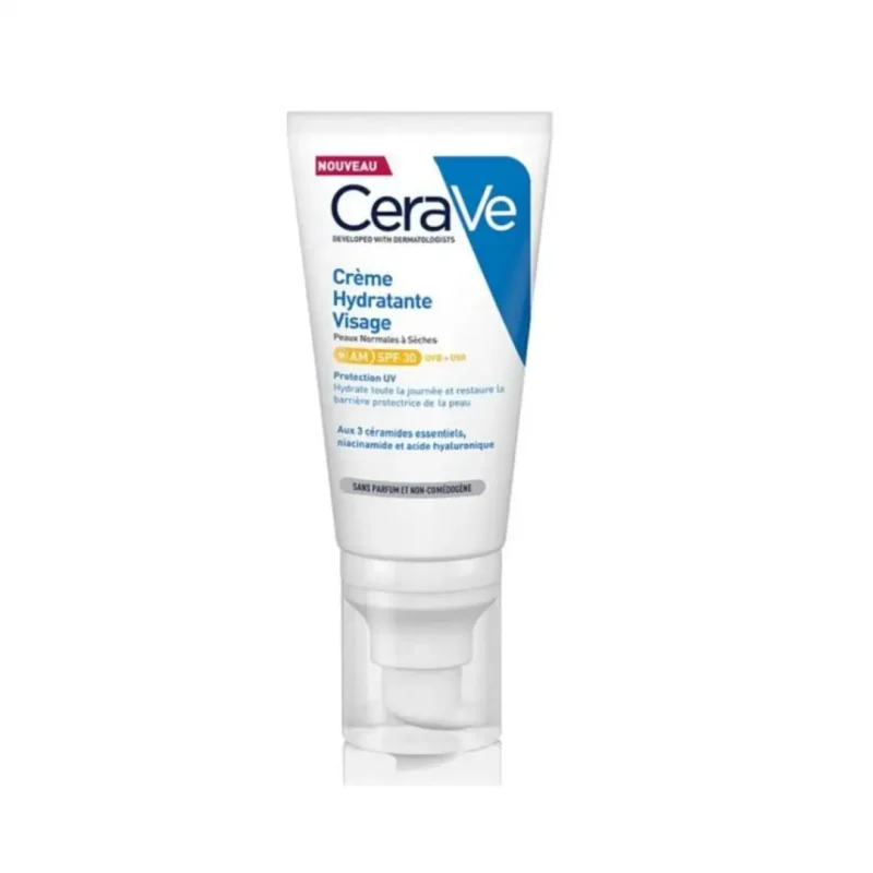 design sans titre 2024 03 27t095656.893 CeraVe Crème Hydratante Visage SPF30 Peau Normale à Sèche | 52ml CERAVE