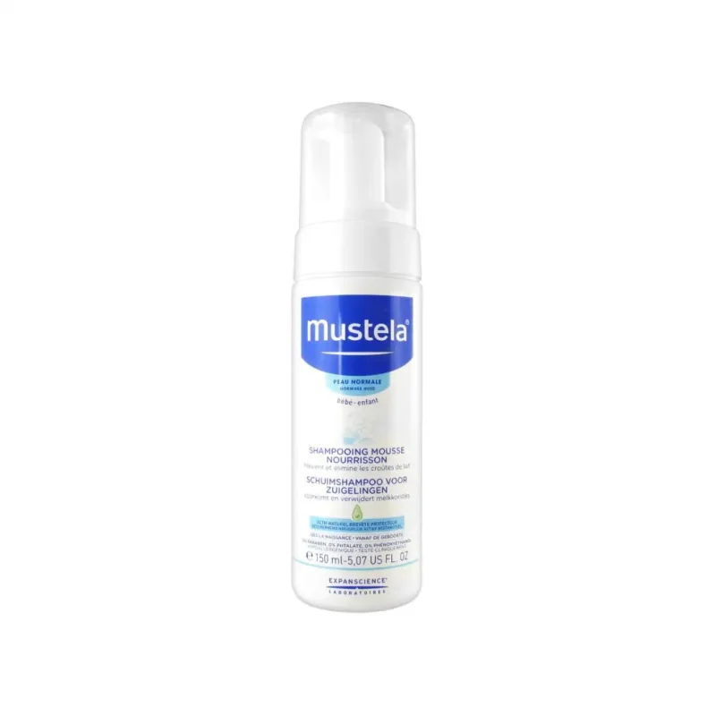 design sans titre 2024 03 28t150920.447 MUSTELA SHAMPOOING MOUSSE NOURRISSON 150ML MUSTELA