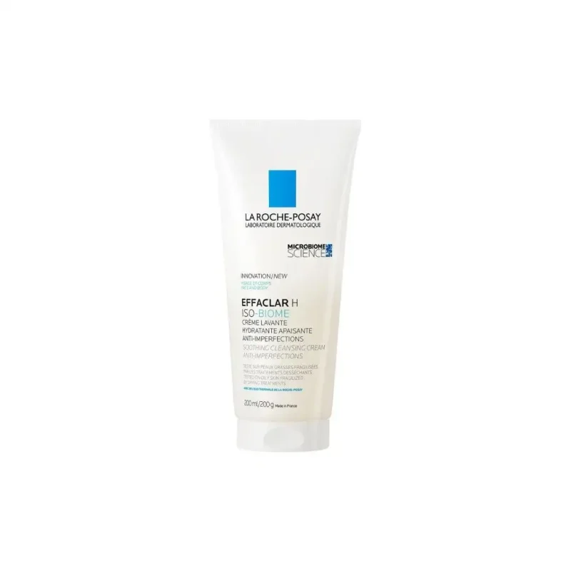 design sans titre 2024 05 15t131100.658 LA ROCHE POSAY EFFACLAR H CREME LAVANTE HYDRATANTE DERMO APAISANTE 200ML LA ROCHE-POSAY