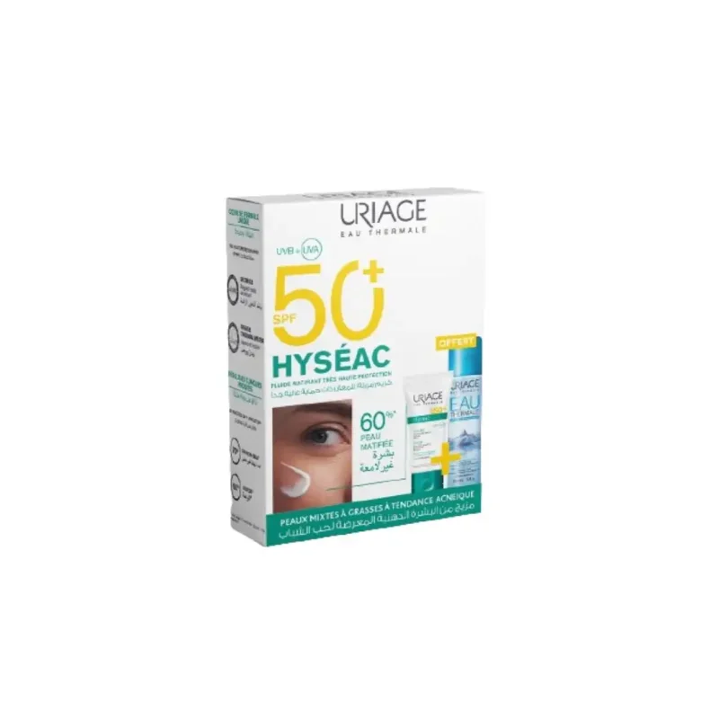 design sans titre 2024 05 16t103903.559 URIAGE HYSEAC SPF50+EAU THERMALE 50ML OFFERT URIAGE