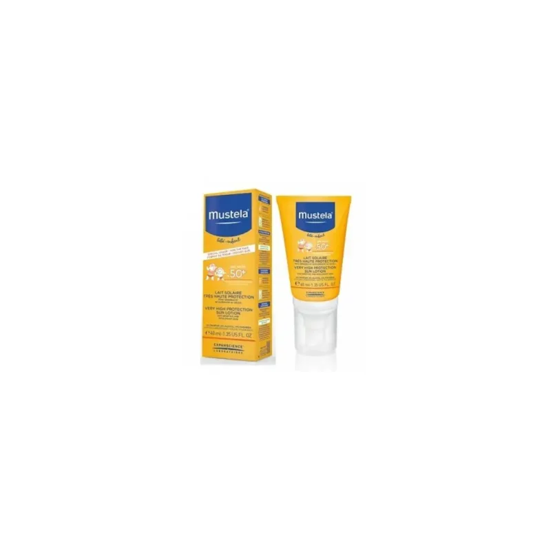 design sans titre 80 MUSTELA LAIT SOLAIRE SPF50+ TRES HAUTE PROTECTION 40ML MUSTELA