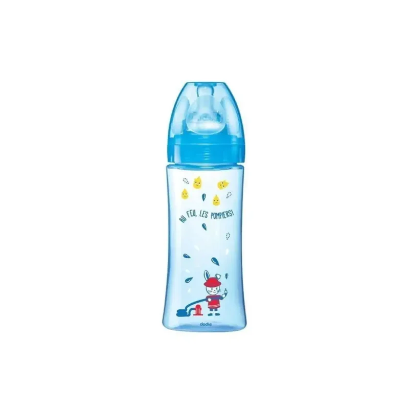 dodie bib ini 330ml bleu pompier 6 m tet ronde 3 vit d3 1 DODIE BIBERON INITIATION 330ML BLEU POMPIER +6 M TET RONDE 3 VIT D3 DODIE