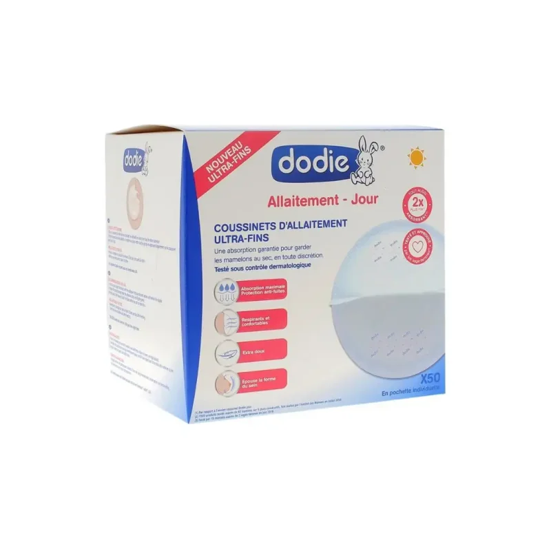 dodie coussinet dallaitement jour x50 1 DODIE COUSSINET D’ALLAITEMENT JOUR X50 DODIE