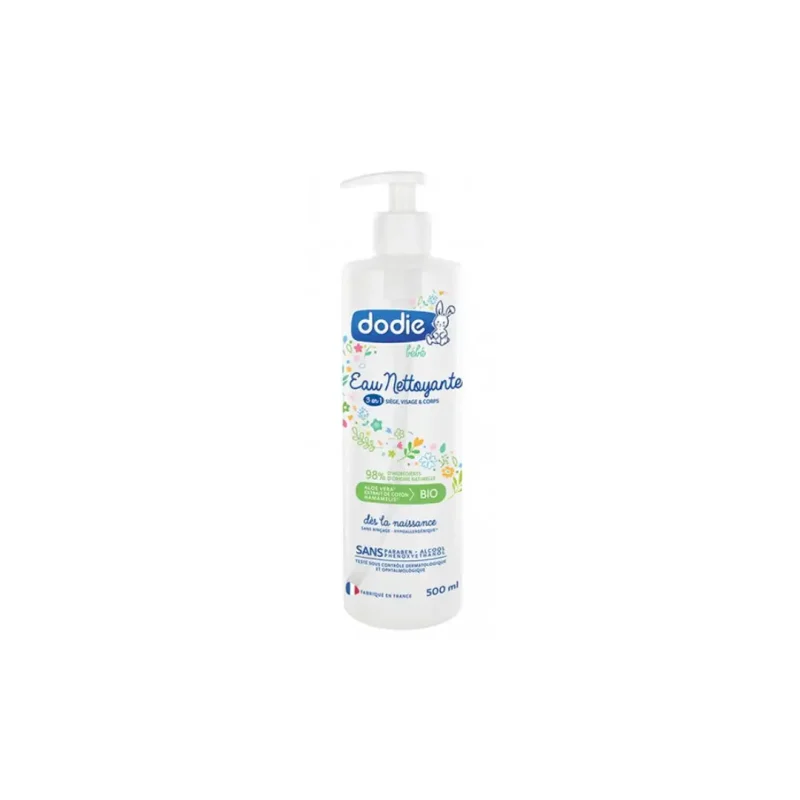 dodie eau nettoyante 3 en 1 fl pompe 500ml 1 DODIE EAU NETTOYANTE 3 EN 1 FL POMPE 500ML DODIE