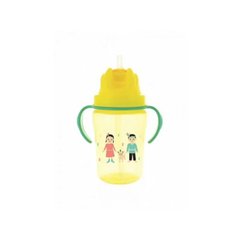 dodie tasse paille 18 mois 350ml jaune 1 DODIE TASSE PAILLE +18 MOIS 350ML JAUNE DODIE