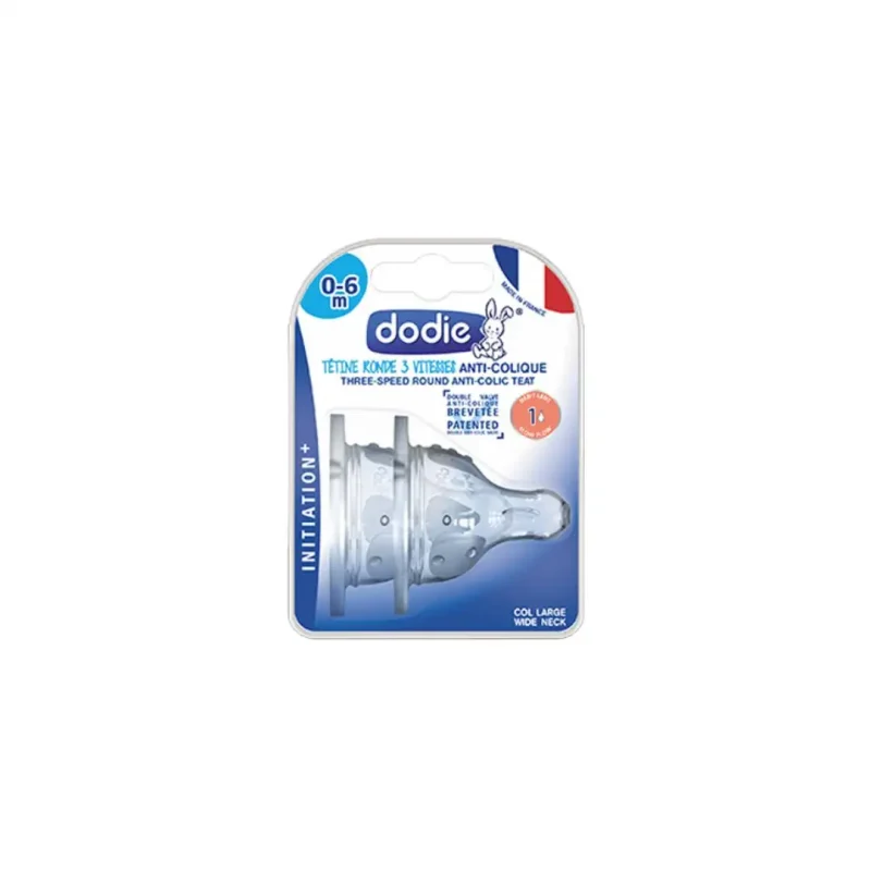 dodie tetine ini anti colique d1 0 6m x2 1 DODIE TETINE INI+ ANTI COLIQUE D1 0-6M X2 DODIE