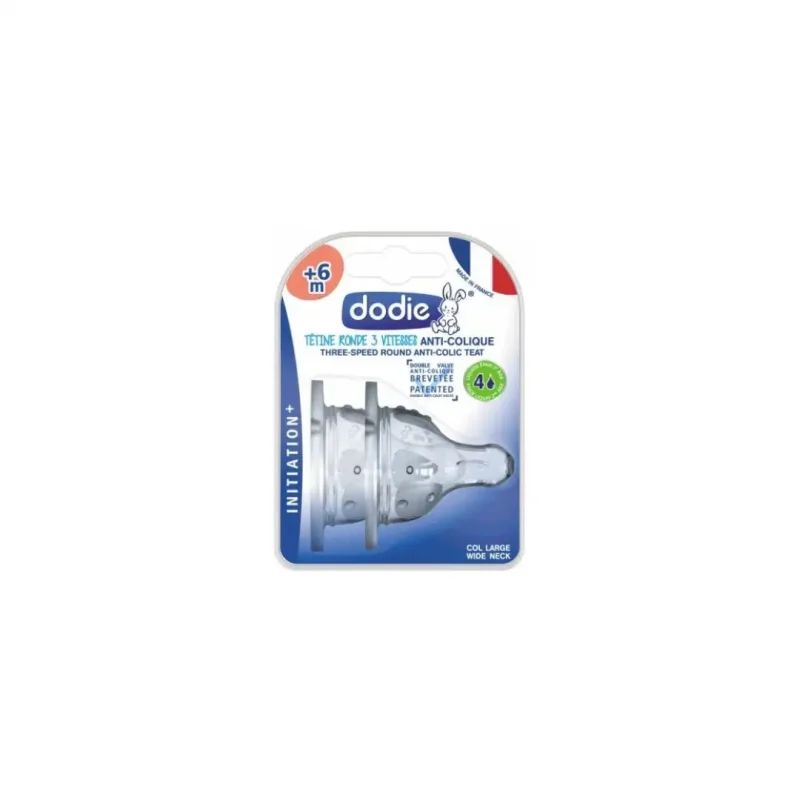 dodie tetine ini anti colique d4 6m liquide epais x2 1 DODIE TETINE INI+ ANTI COLIQUE D4 +6M LIQUIDE EPAIS X2 DODIE