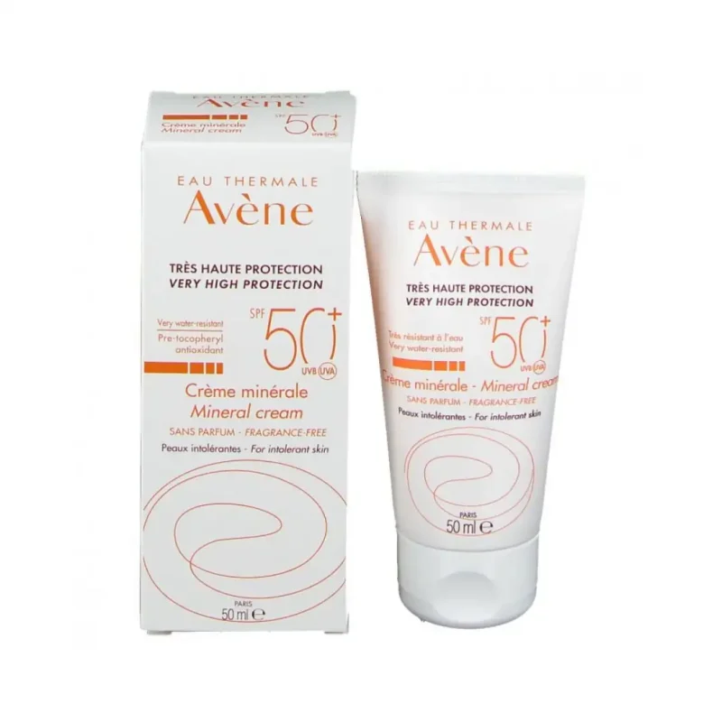 eau thermale avene tres haute protection creme minerale spf 50 1 Eau Thermale Avène – Très haute protection Crème minérale SPF 50+ AVÉNE