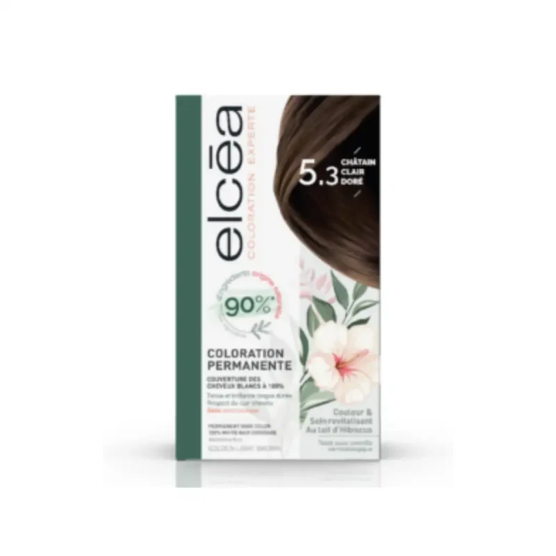 elcea coloration experte chatain clair dore n5.3 1 ELCEA COLORATION EXPERTE CHATAIN CLAIR DORE N5.3 ELCEA