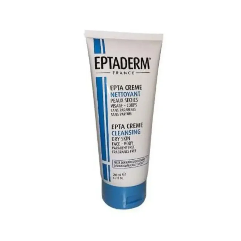 eptaderm epta creme nettoyant visage et corps 200ml 2 1 EPTADERM- Epta crème nettoyant ( visage et corps) 200ml EPTADERM