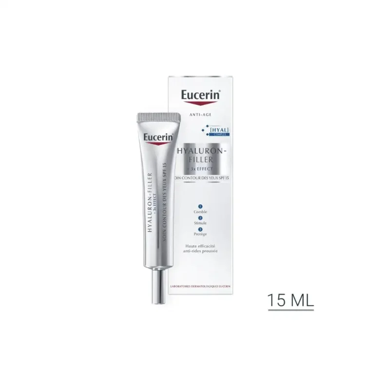 eucerin hyaluron filler soin contour des yeux spf15 1 EUCERIN HYALURON-FILLER SOIN CONTOUR DES YEUX SPF15 EUCERIN