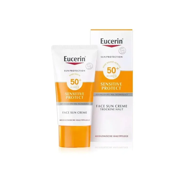 eucerin sun creme 50 visage 1 EUCERIN SUN CREME 50+ VISAGE EUCERIN