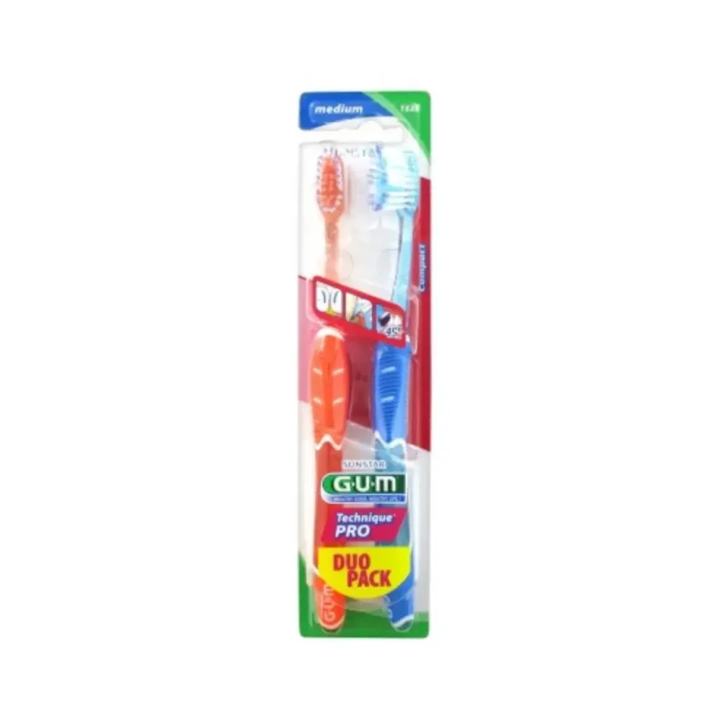 gum brosse a dent technique pro medium pack duo 1528 1 GUM BROSSE A DENT TECHNIQUE PRO MEDIUM PACK DUO 1528 GUM