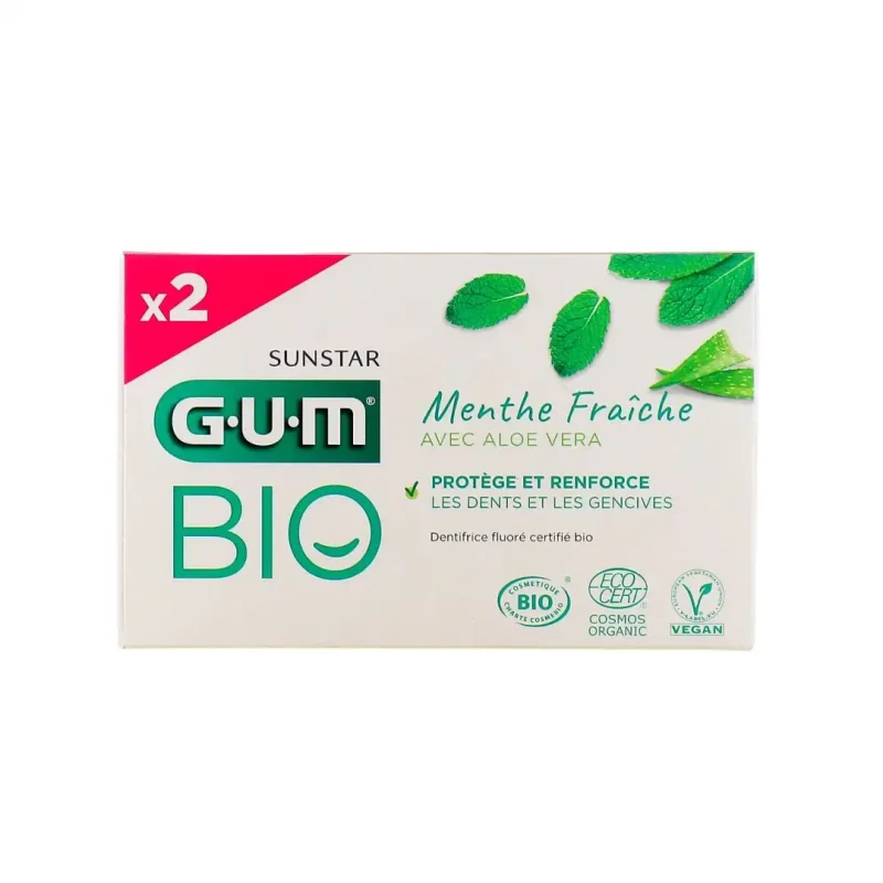 gum dentifrice gum bio 75ml pack duo 1 1 GUM DENTIFRICE GUM BIO 75ML PACK DUO GUM