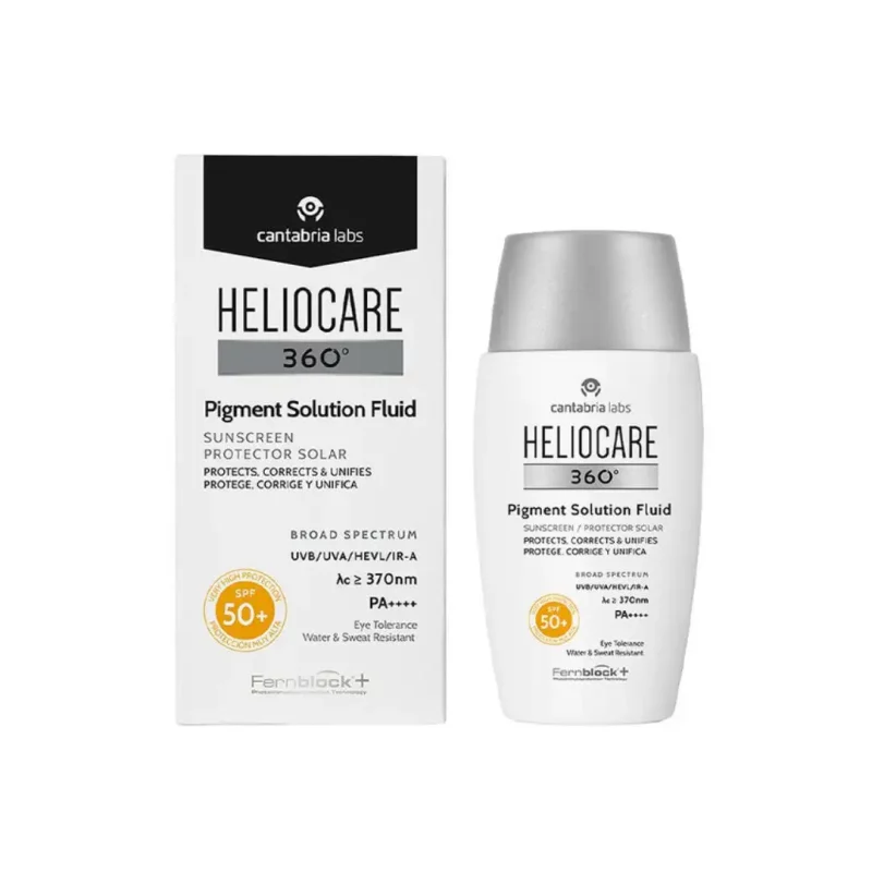 heliocare 360 pigment solution fluid spf50 50ml 1 Heliocare 360 Pigment Solution Fluid SPF50+, 50ml HELIOCARE