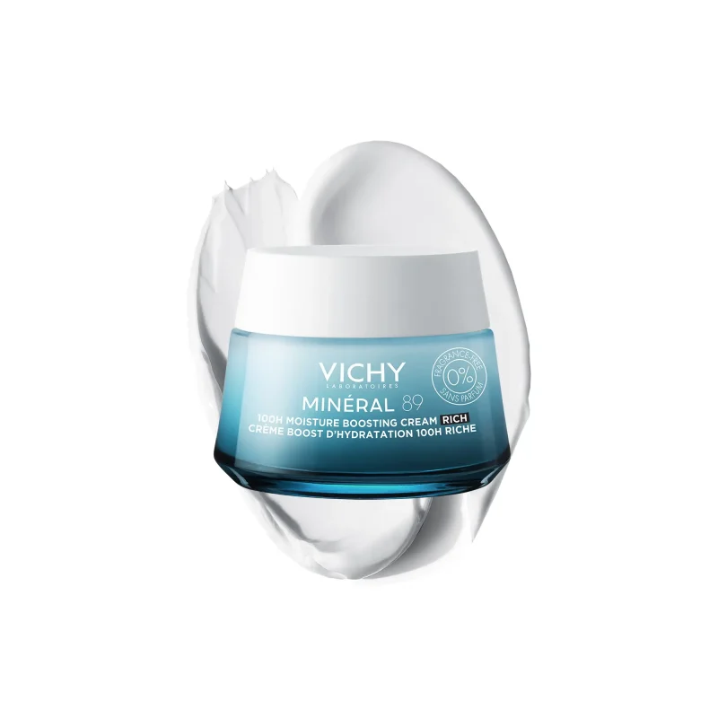 image 2024 5 15 85 1 VICHY MINÉRAL 89 CRÈME RICHE BOOST D’HYDRATATION 100H SANS PARFUM VICHY