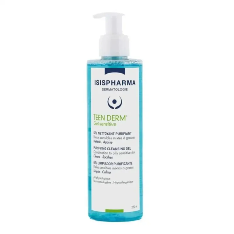 isispharma teen derm gel nettoyant 250ml 1 1 ISISPHARMA TEEN DERM GEL NETTOYANT 250ML ISISPHARMA