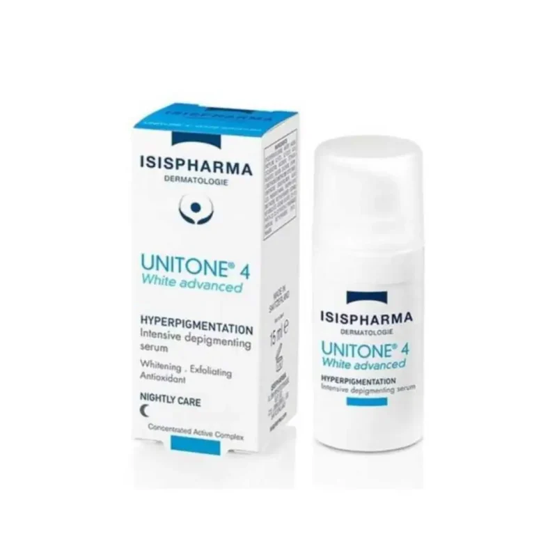 isispharma unitone 4 white advanced serum intensif 15ml 1 ISISPHARMA UNITONE 4 WHITE ADVANCED SÉRUM INTENSIF 15ML ISISPHARMA