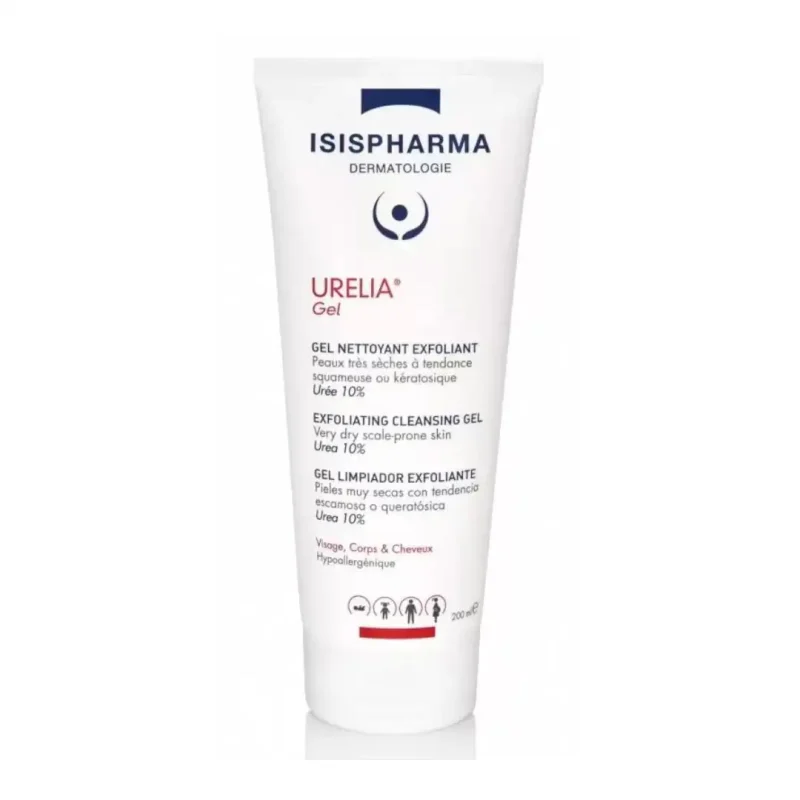 isispharma urelia 10 gel nettoyant exfoliant 200ml 1 1 ISISPHARMA URELIA 10 GEL NETTOYANT EXFOLIANT 200ML ISISPHARMA