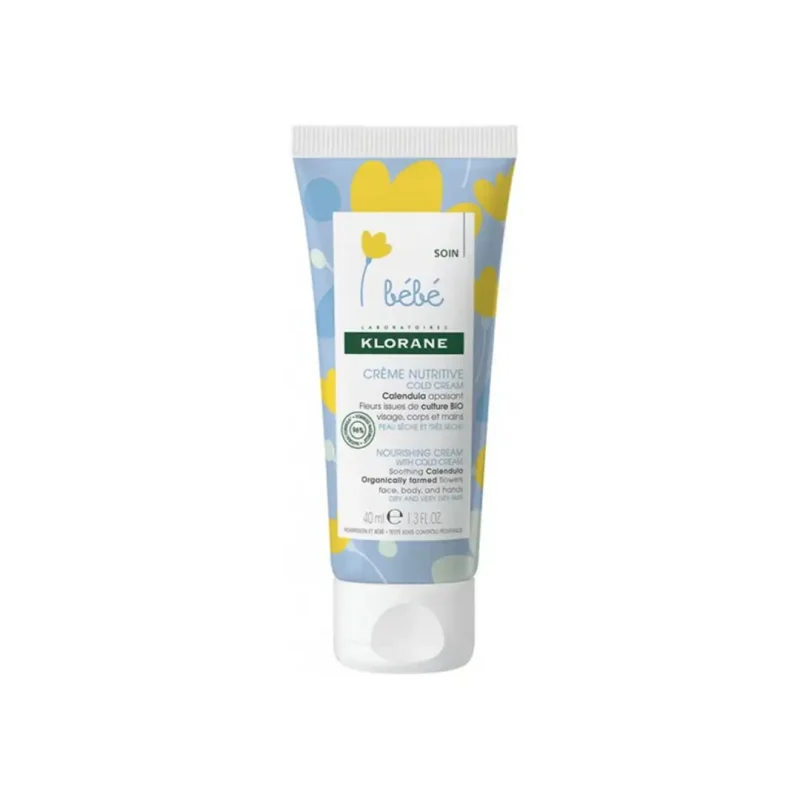 klorane creme nutritive au cold cream et calendula bebe peau seche et tres seche 1 1 Klorane – Crème nutritive au Cold Cream et Calendula – Bébé – Peau sèche et très sèche KLORANE