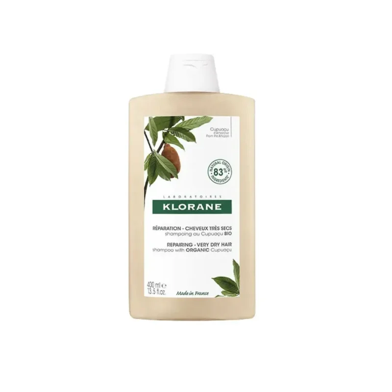 klorane shampoing reparation au cupuacu bio cheveux tres secs 400ml 1 1 Klorane – Shampoing Réparation au Cupuaçu BIO – Cheveux très secs 400ml KLORANE