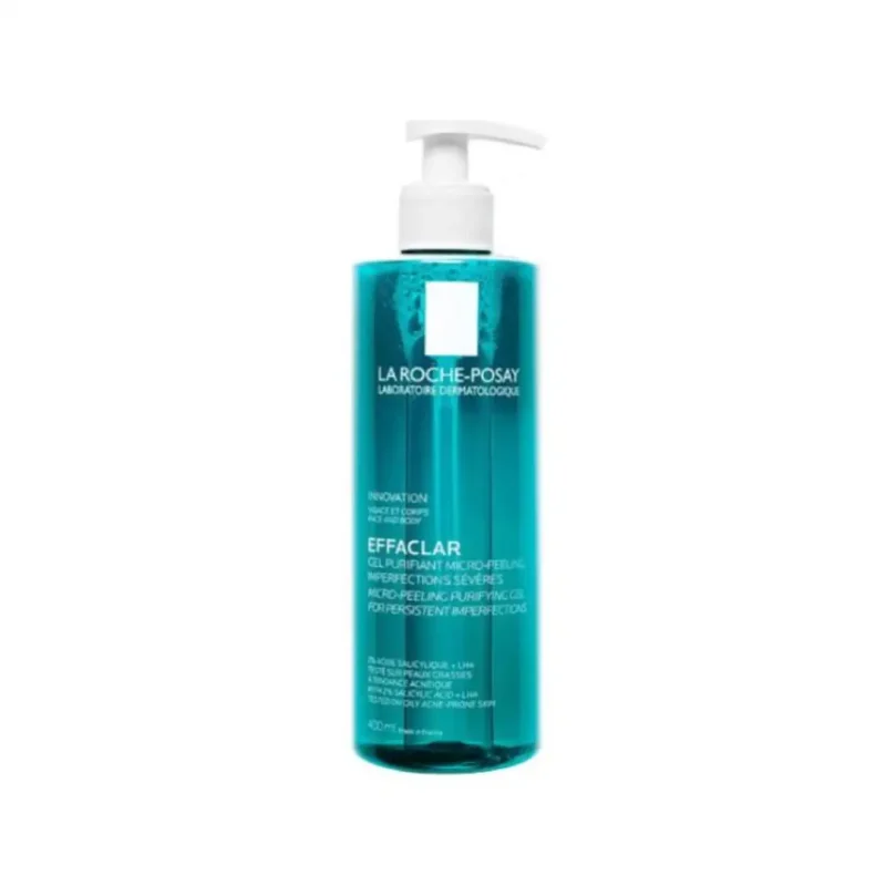 la roche posay effaclar gel purifiant micro peeling peau grasse acneique 400ml 1 1 La Roche-Posay Effaclar Gel Purifiant Micro-Peeling Peau Grasse Acnéique | 400ml LA ROCHE-POSAY