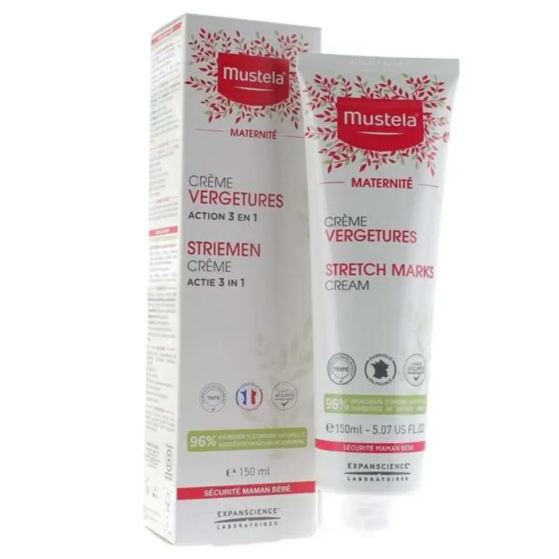 mustela creme prevention vergetures 150ml 1 MUSTELA CRÈME PRÉVENTION VERGETURES 150ML MUSTELA