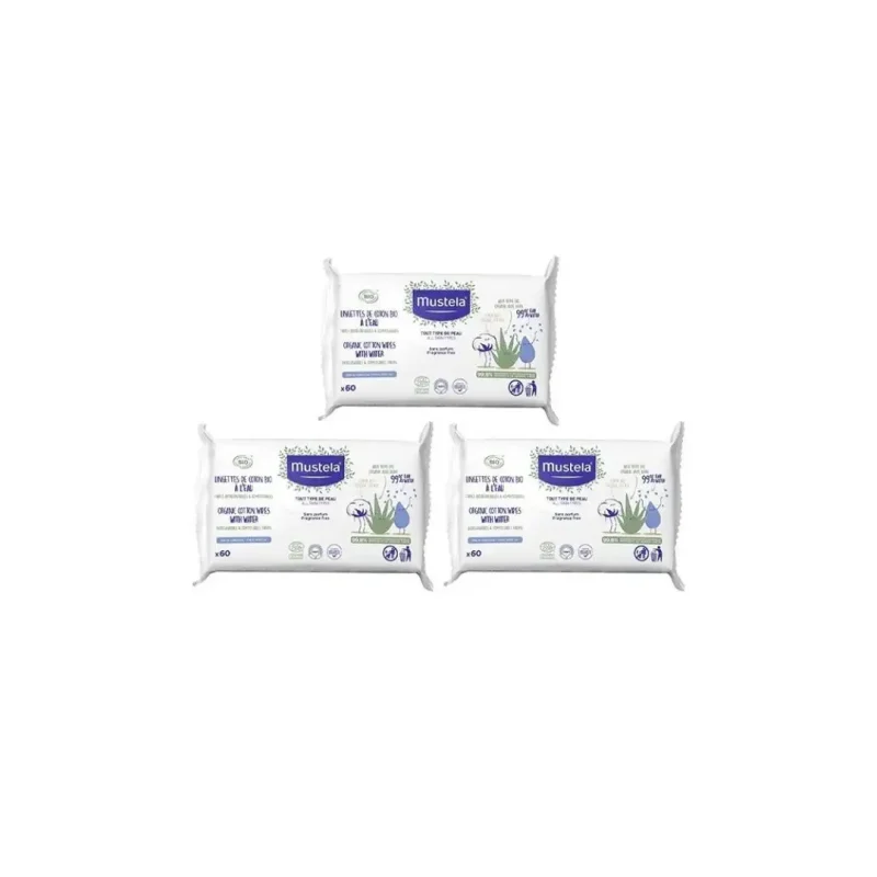 mustela eau de soin musti 50 ml MUSTELA PACK 3 LINGETTES MUSTELA